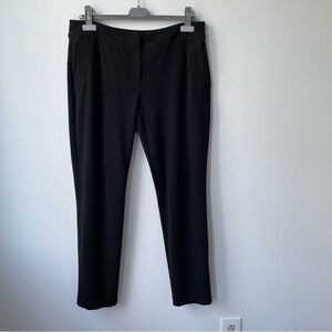 Eileen Fisher Stretch Knit Trouser Viscose Black Size M
